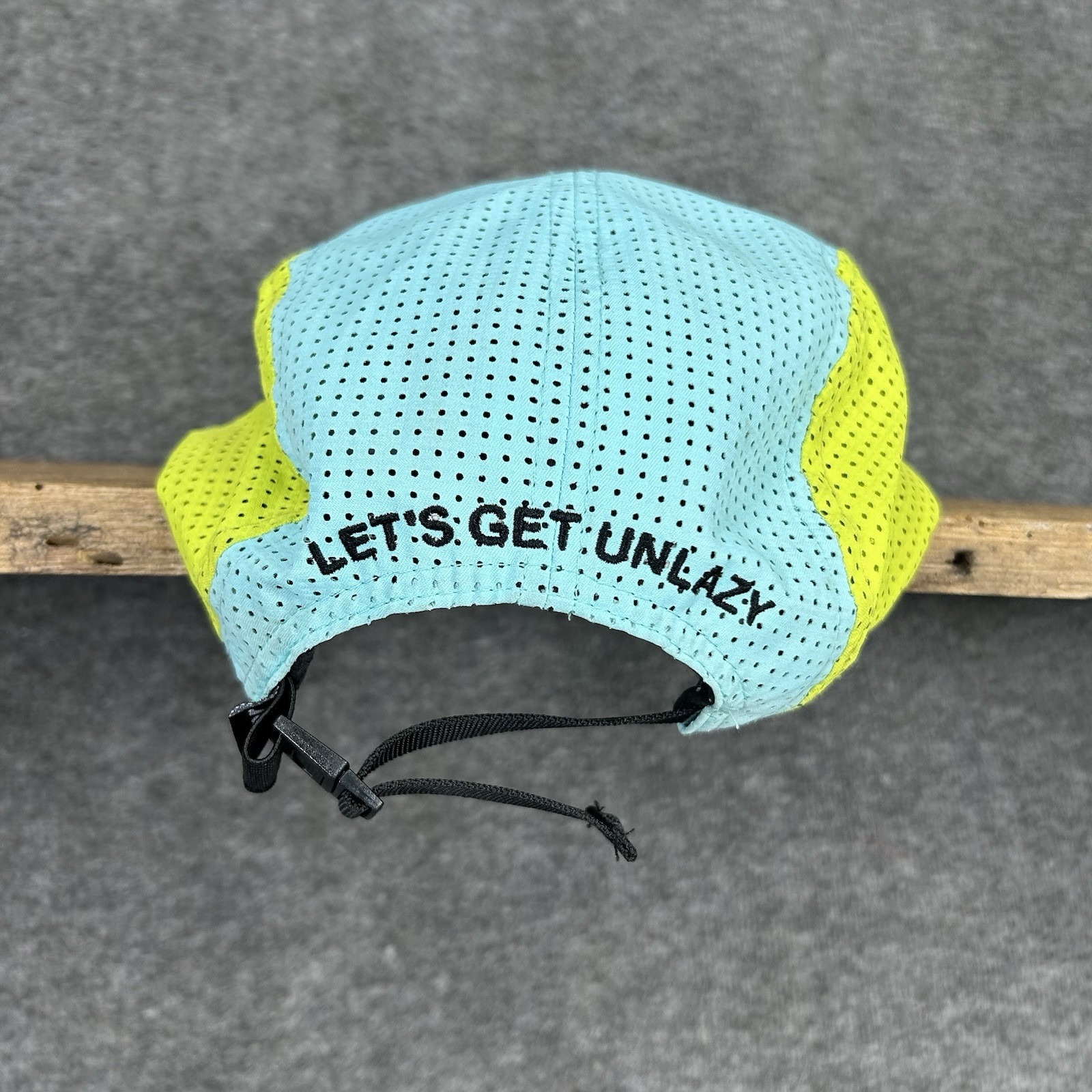 Rnnr Hat Cap Adult S Colorblock Distance 5-Panel Ventilated Unlazy Running Club — image 6 of 8